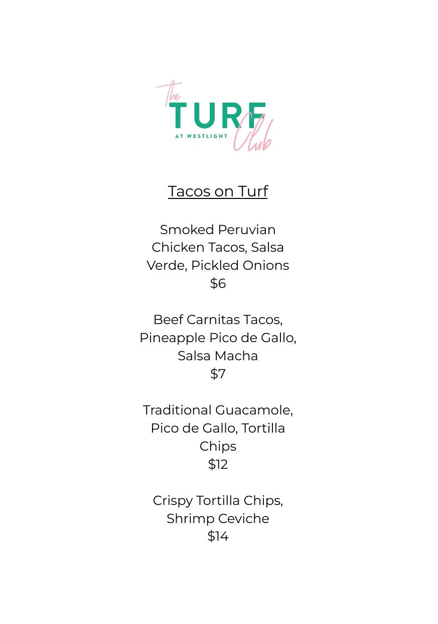 Food Menu page 1